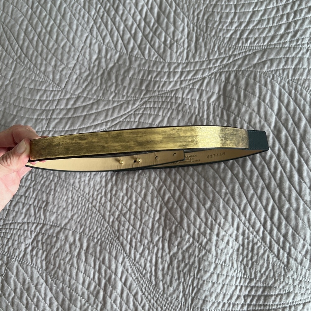 St. John Gold and Black Women's Belt